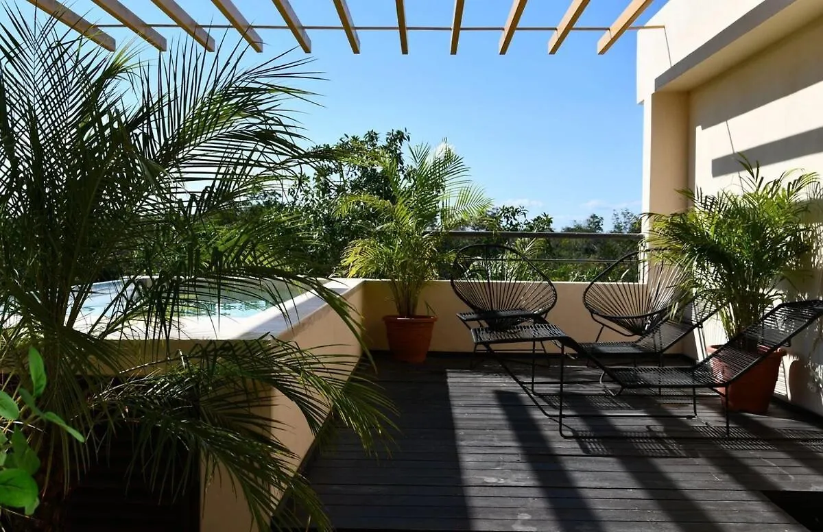 3-Bedroom Villa With Private Pool, Terrace And Bbq Tulum Apartment